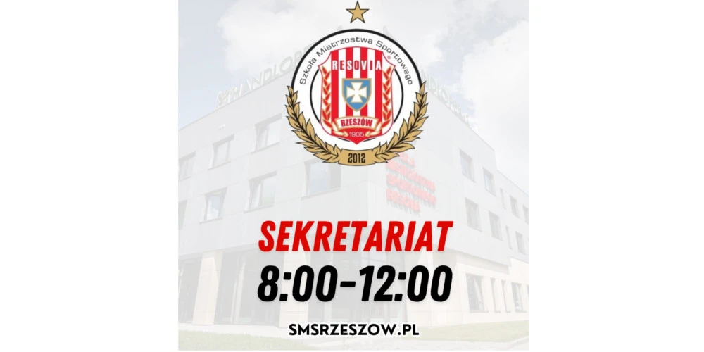 GODZINY PRACY SEKRETARIATU W OKRESIE WAKACYJNYM