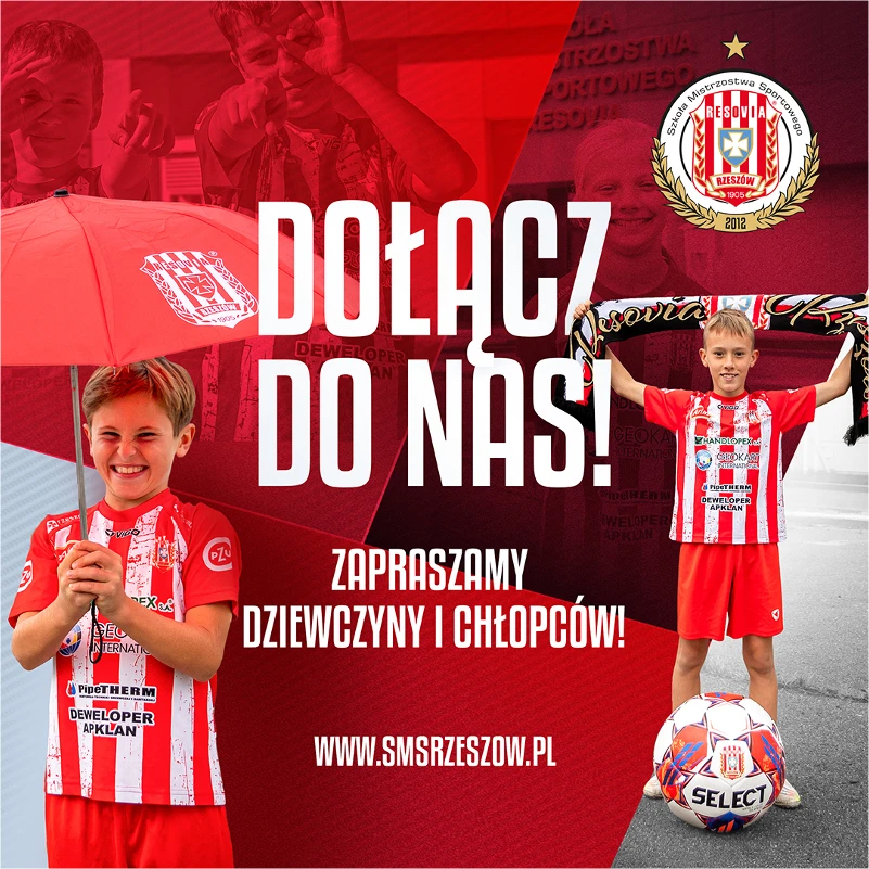 DOŁĄCZ DO AKADEMII SMS RESOVIA!