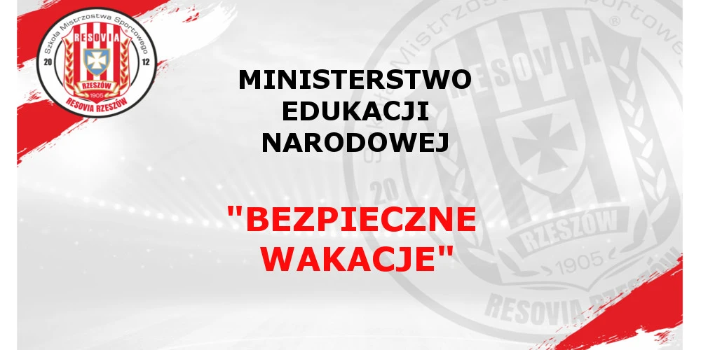 BEZPIECZNE WAKACJE
