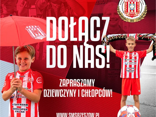 DOŁĄCZ DO AKADEMII SMS RESOVIA!