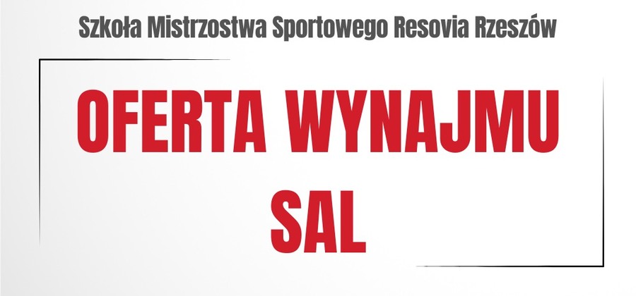 Oferta wynajmu sal